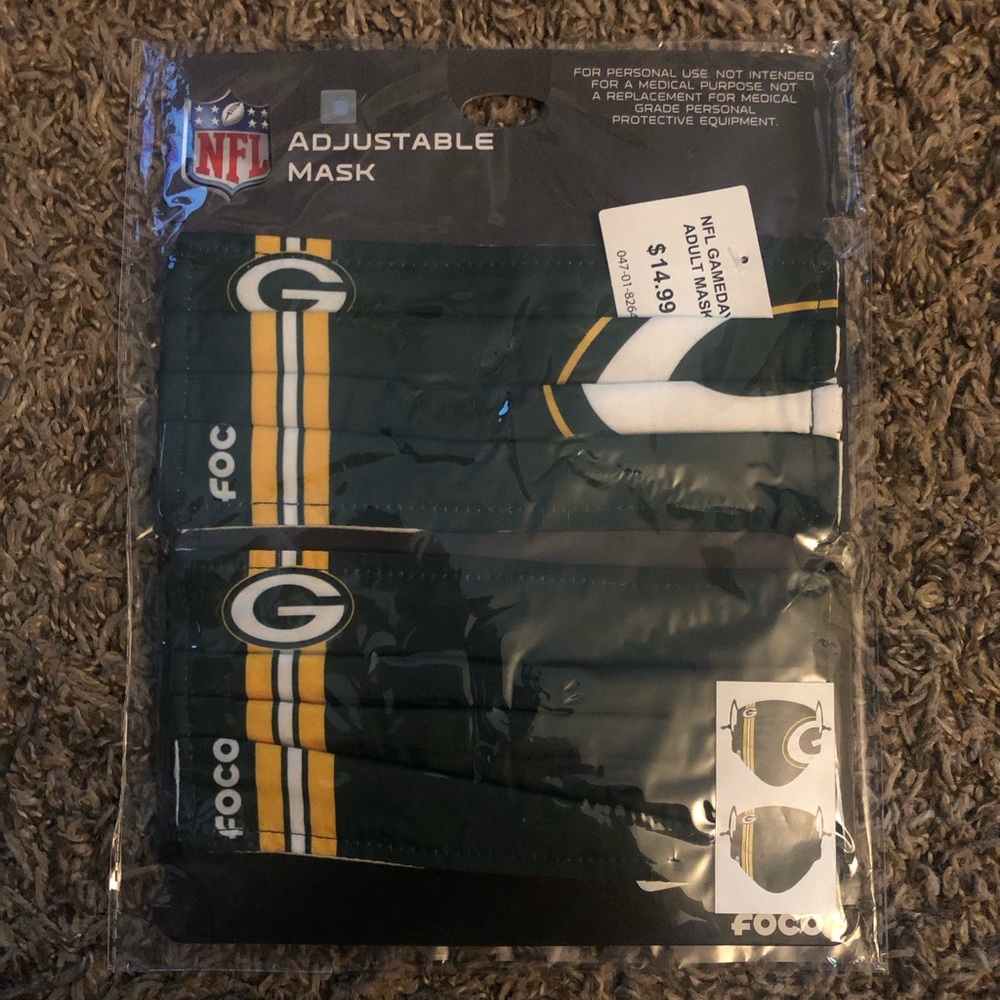 Green Bay Packers Face masks